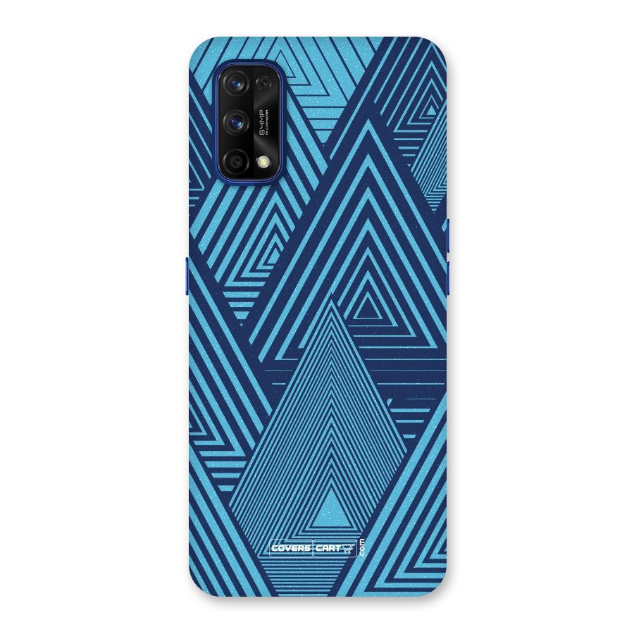 Geometric Blue Print Back Case for Realme 7 Pro