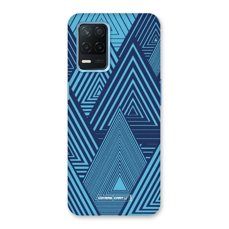 Geometric Blue Print Back Case for Realme 8s 5G
