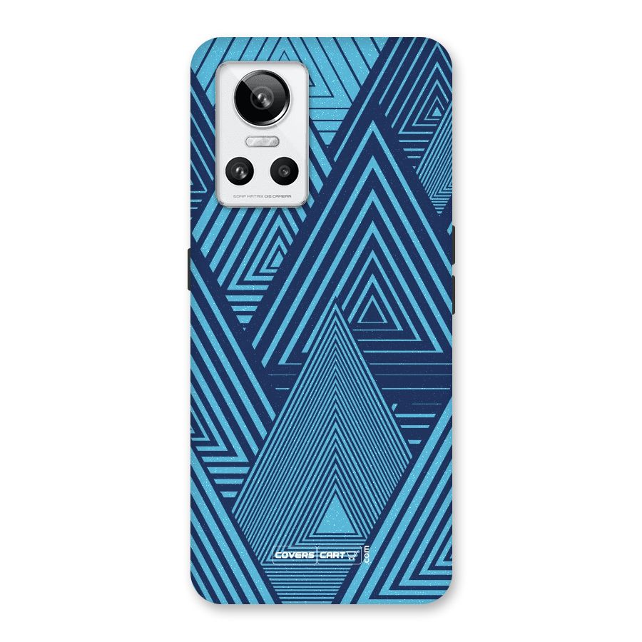 Geometric Blue Print Back Case for Realme GT Neo 3