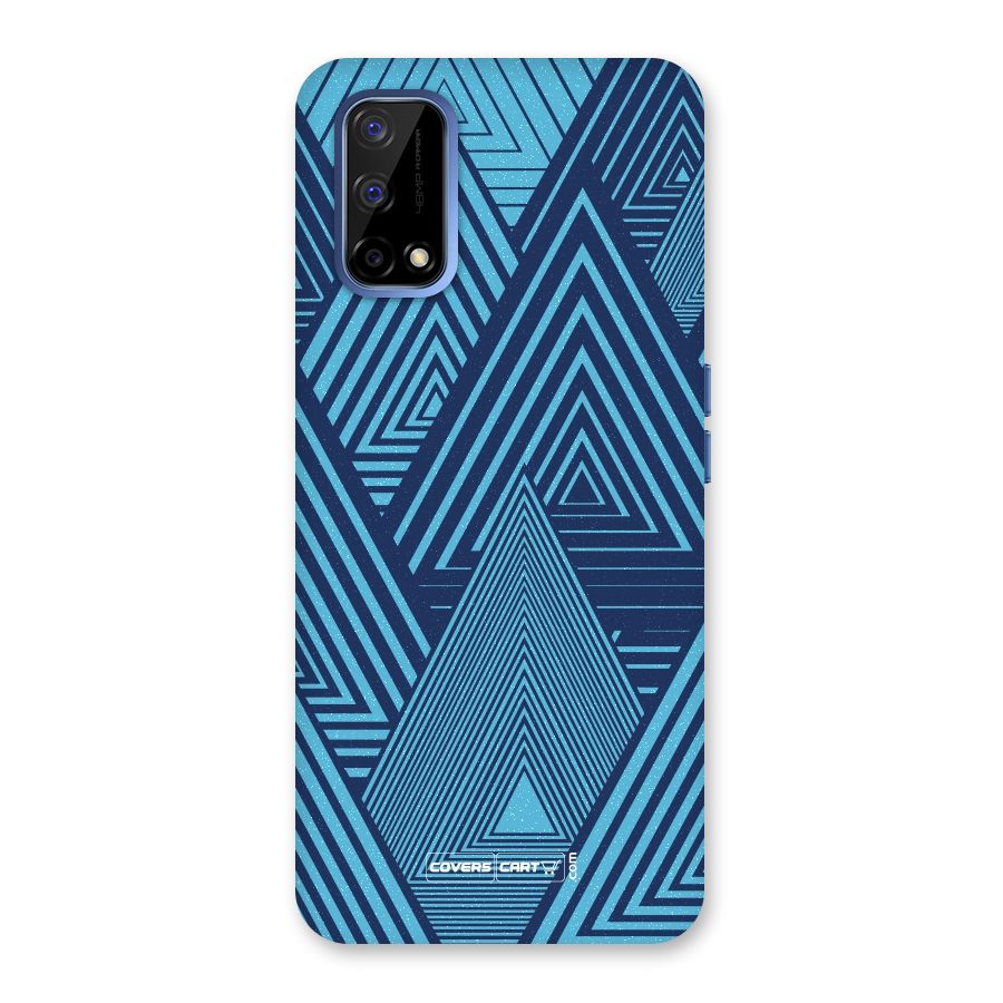 Geometric Blue Print Back Case for Realme Narzo 30 Pro