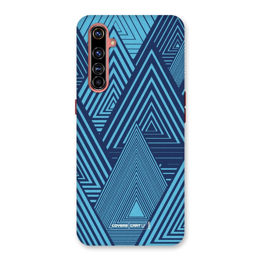 Geometric Blue Print Back Case for Realme X50 Pro
