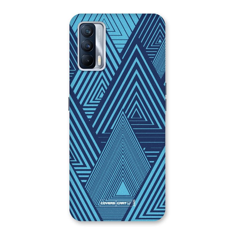 Geometric Blue Print Back Case for Realme X7