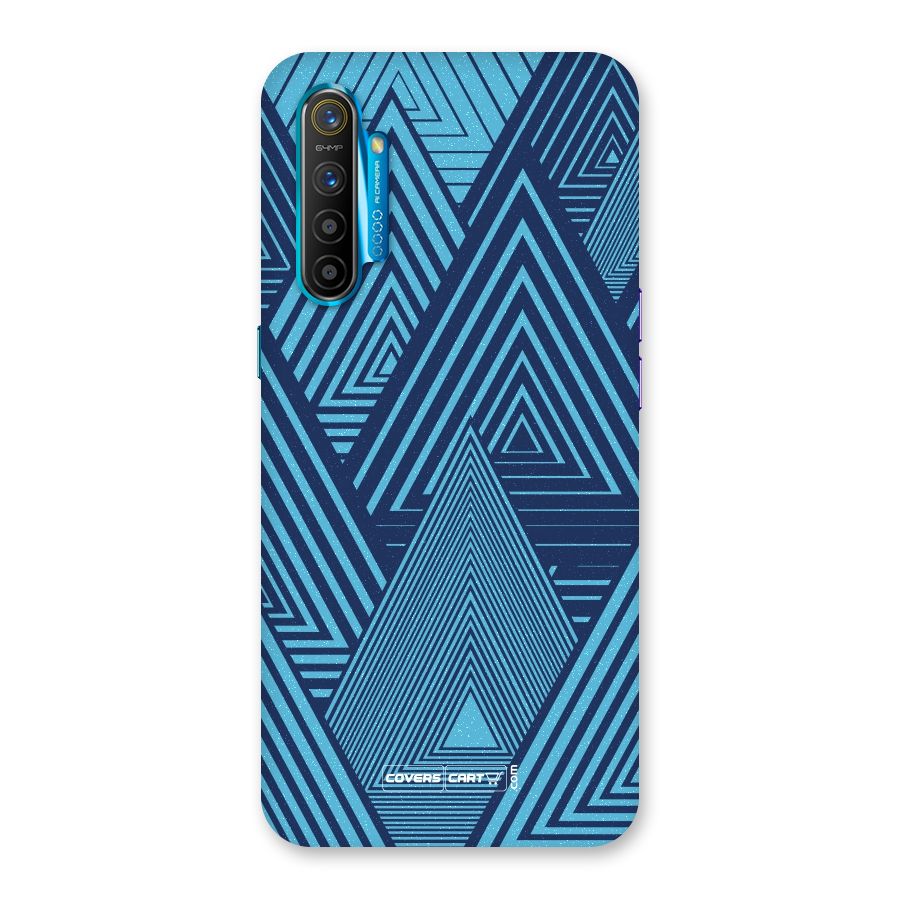 Geometric Blue Print Back Case for Realme XT