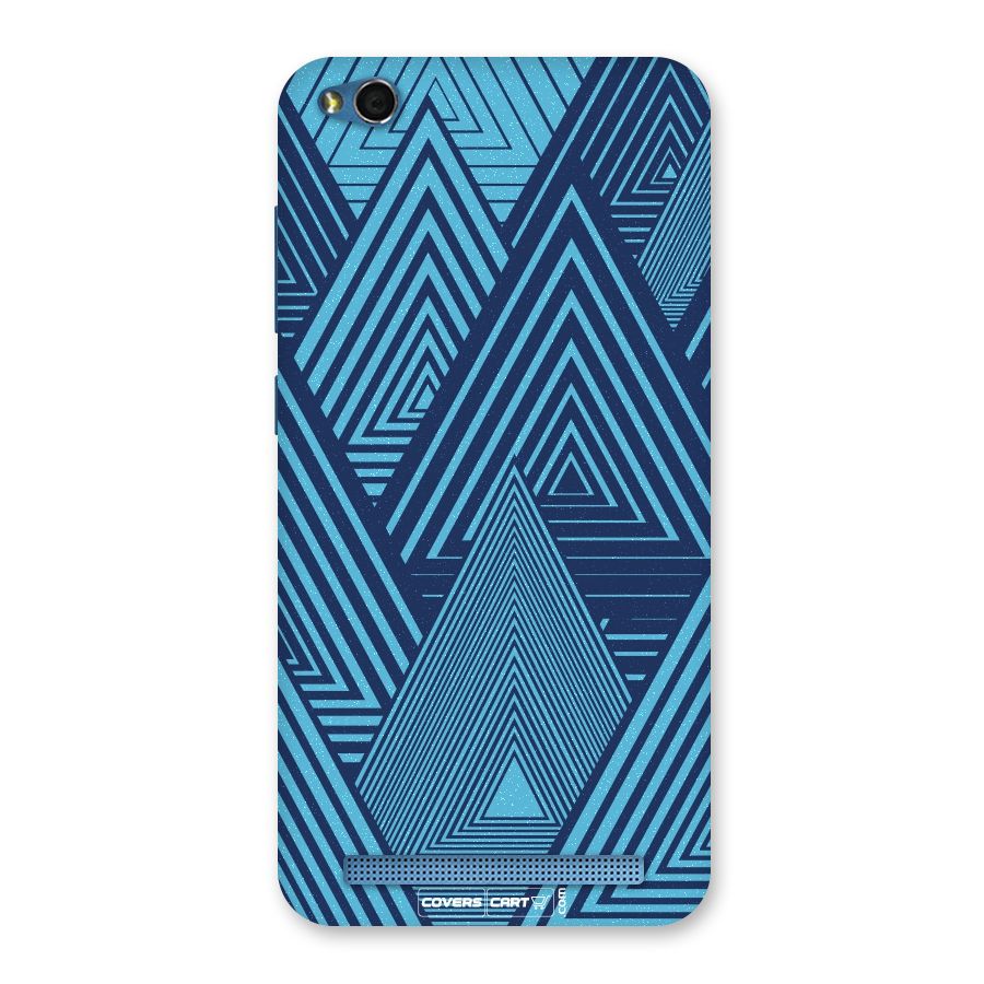 Geometric Blue Print Back Case for Redmi 5A