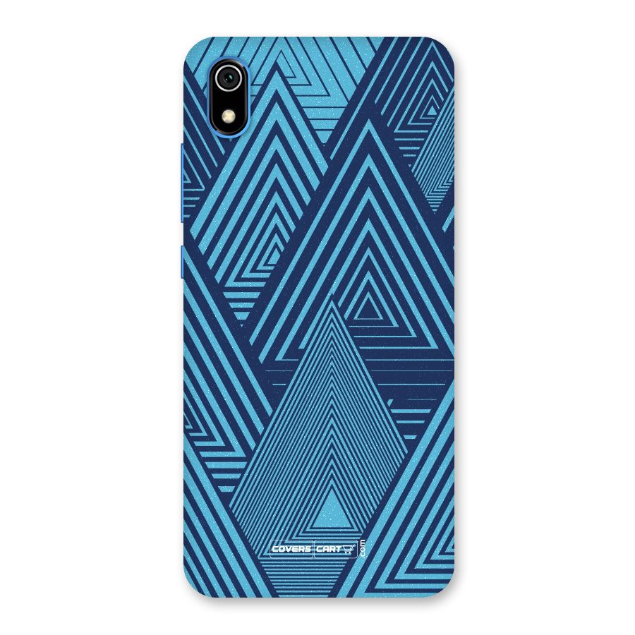Geometric Blue Print Back Case for Redmi 7A
