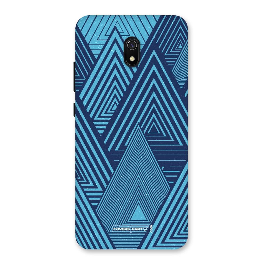Geometric Blue Print Back Case for Redmi 8A