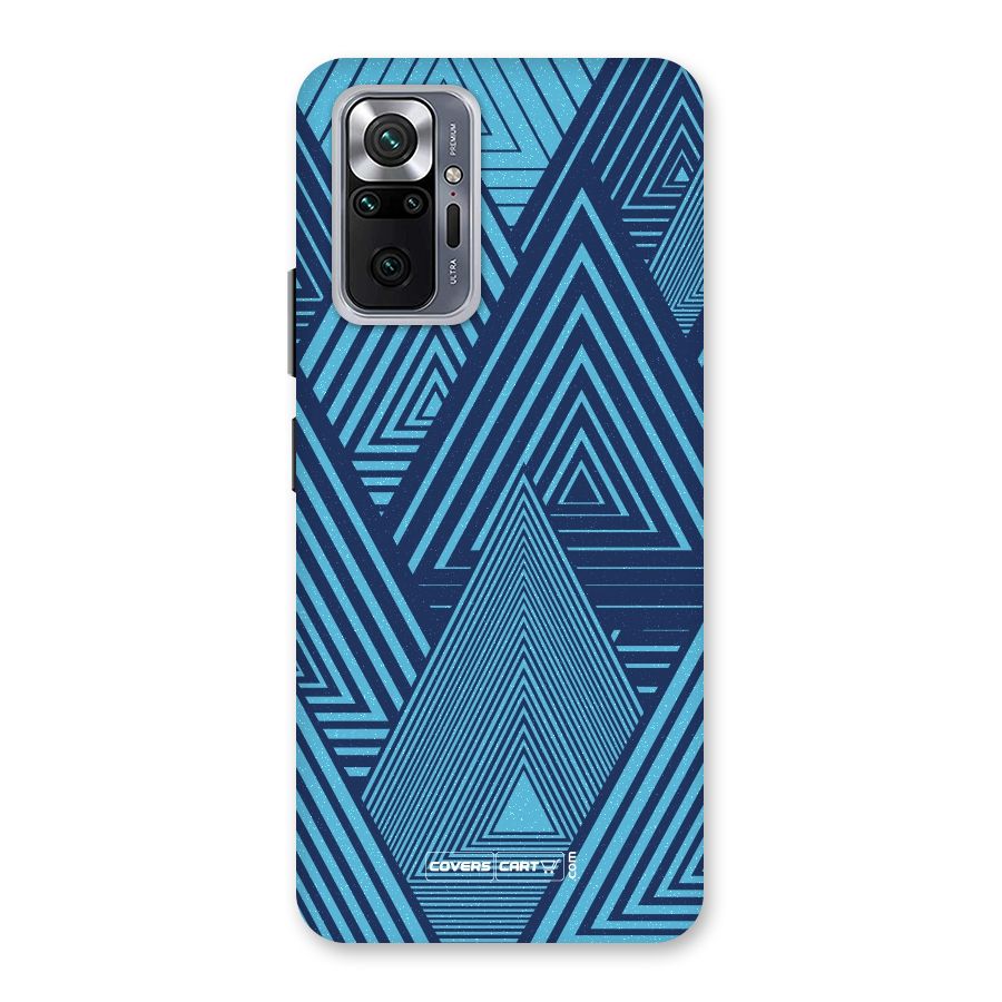 Geometric Blue Print Back Case for Redmi Note 10 Pro Max