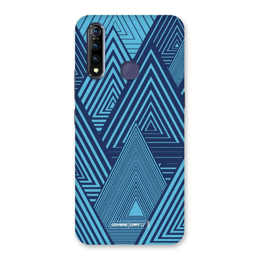 Geometric Blue Print Back Case for Vivo Z1 Pro