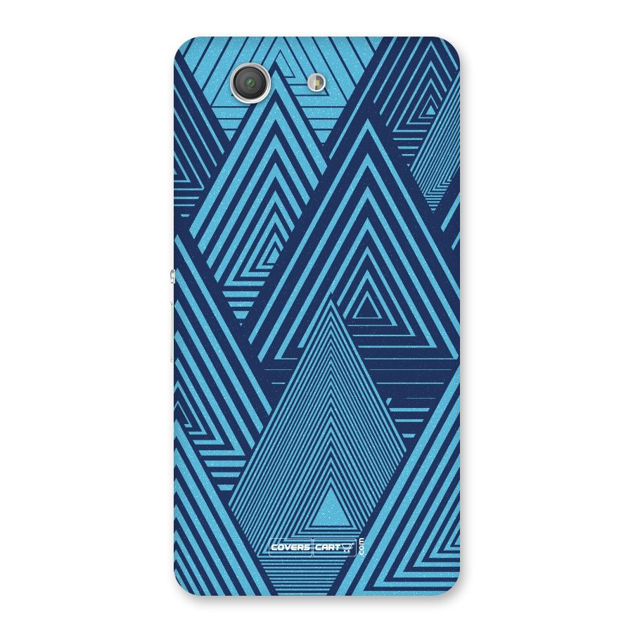 Geometric Blue Print Back Case for Xperia Z3 Compact