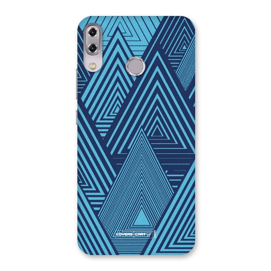 Geometric Blue Print Back Case for Zenfone 5Z