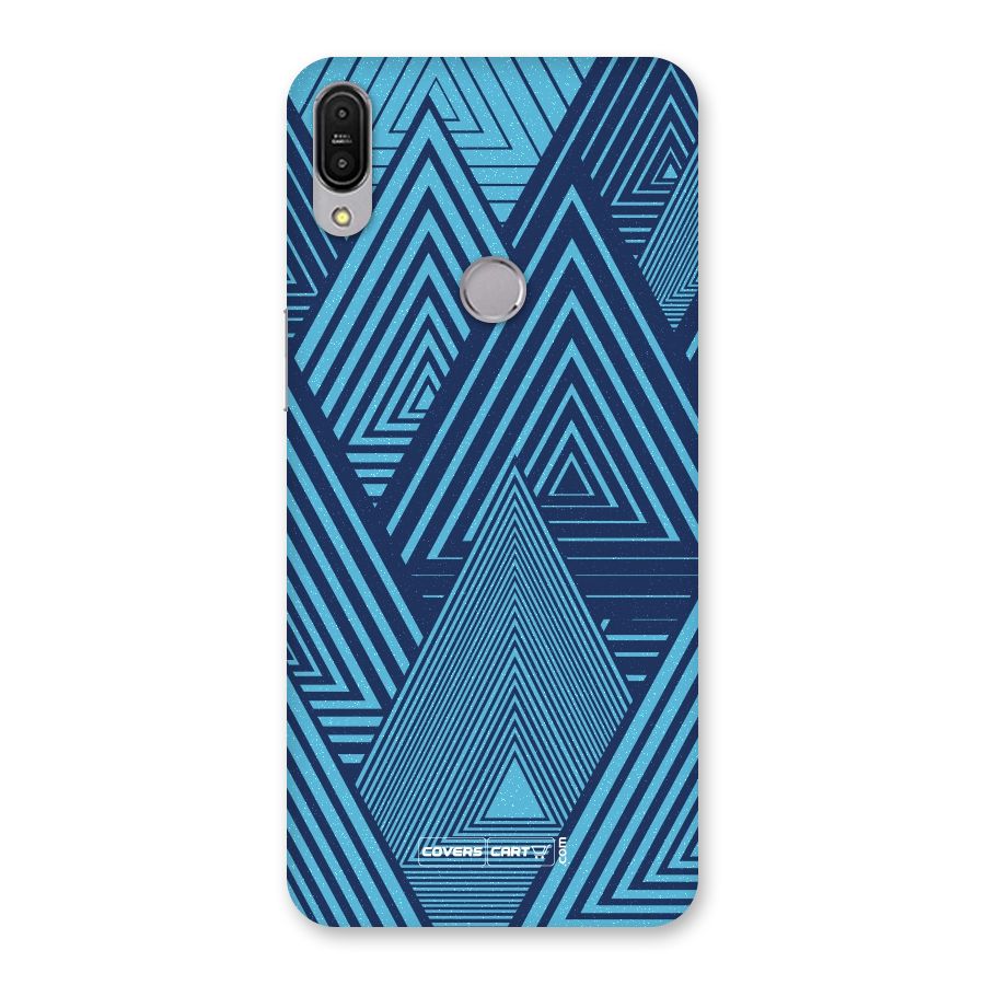 Geometric Blue Print Back Case for Zenfone Max Pro M1