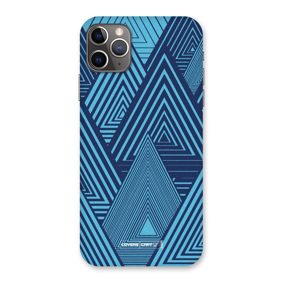 Geometric Blue Print Back Case for iPhone 11 Pro Max