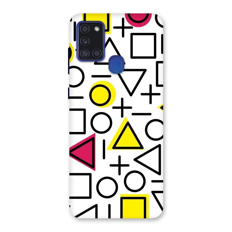 Geometry Pattern Back Case for Galaxy A21s