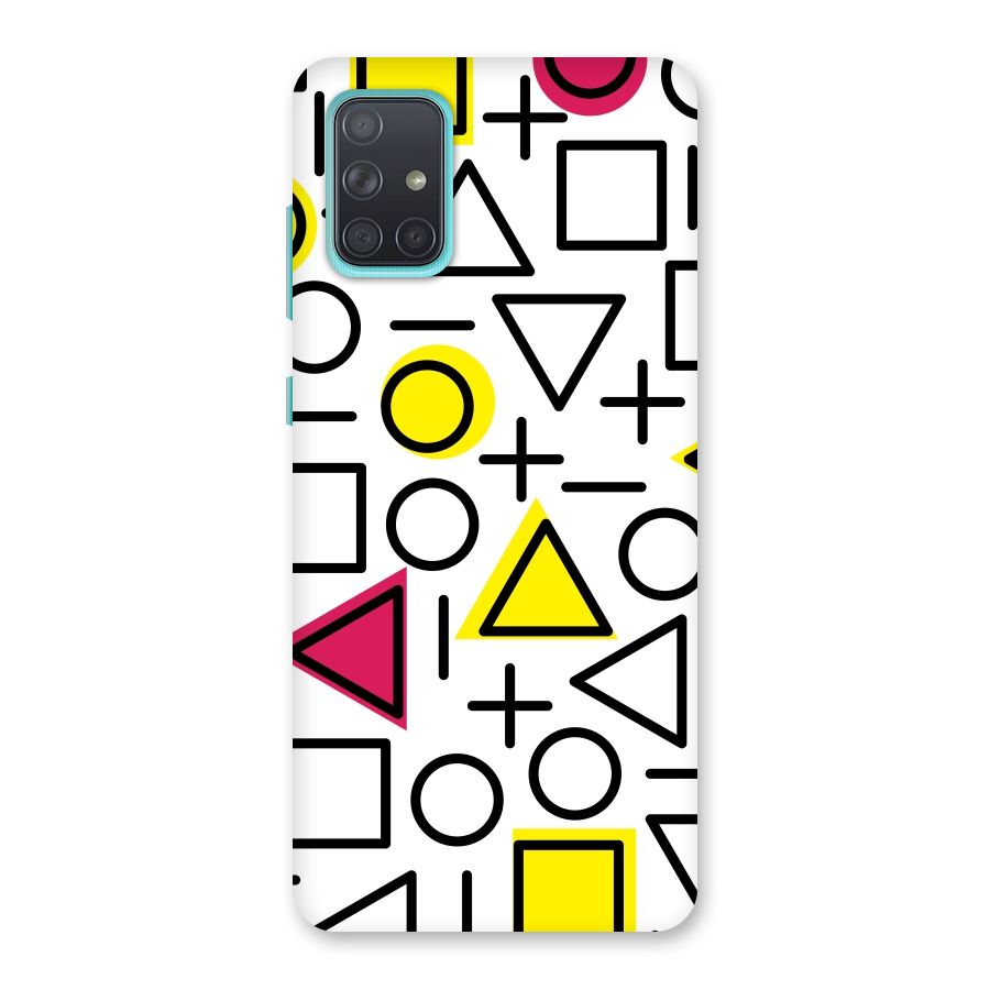 Geometry Pattern Back Case for Galaxy A71