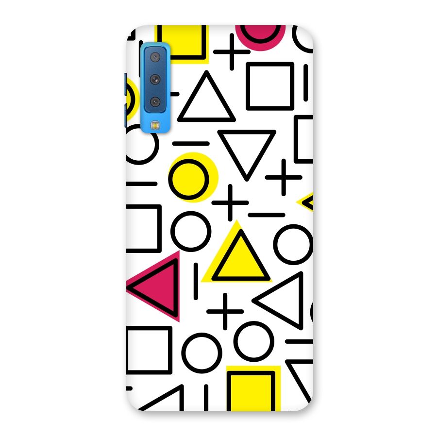 Geometry Pattern Back Case for Galaxy A7 (2018)