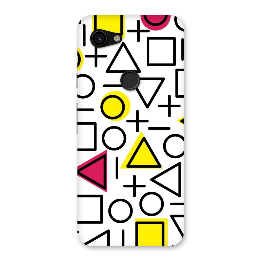 Geometry Pattern Back Case for Google Pixel 3a