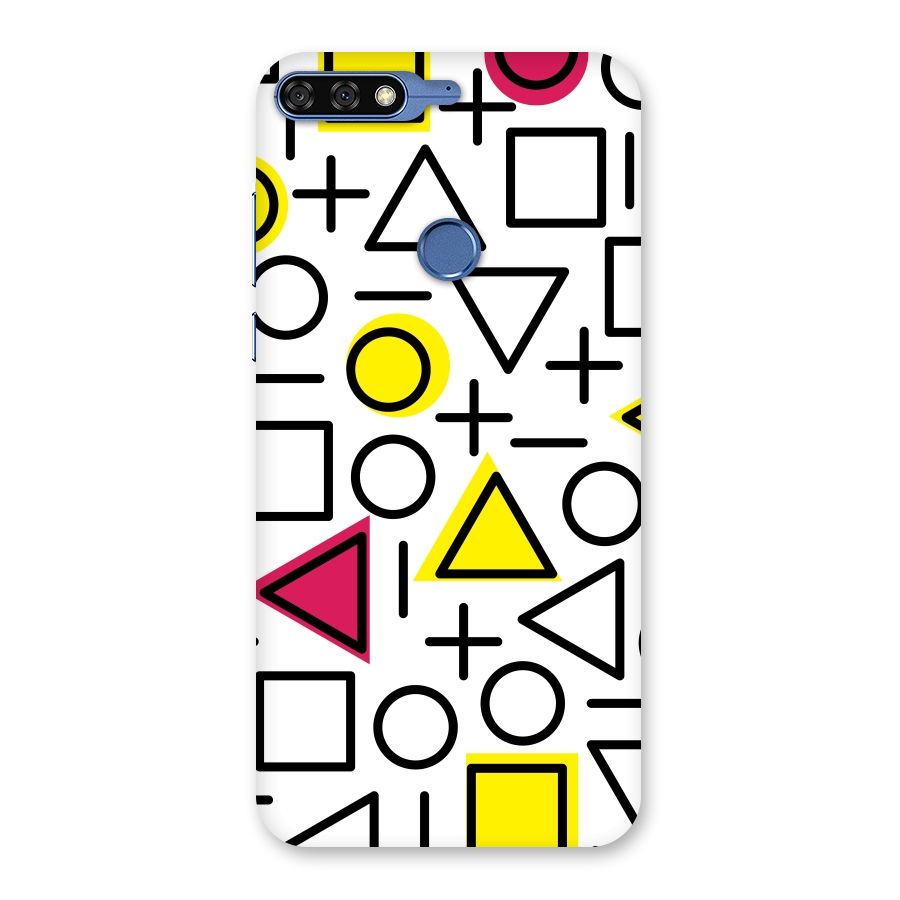 Geometry Pattern Back Case for Honor 7C