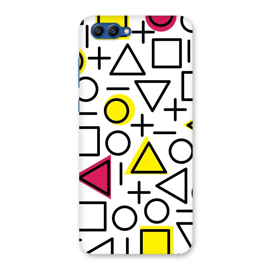Geometry Pattern Back Case for Honor View 10