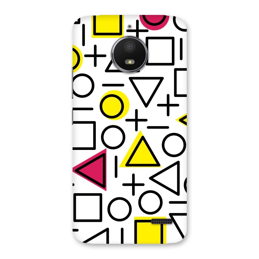 Geometry Pattern Back Case for Moto E4
