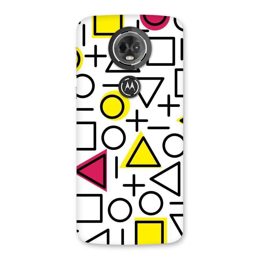 Geometry Pattern Back Case for Moto E5 Plus