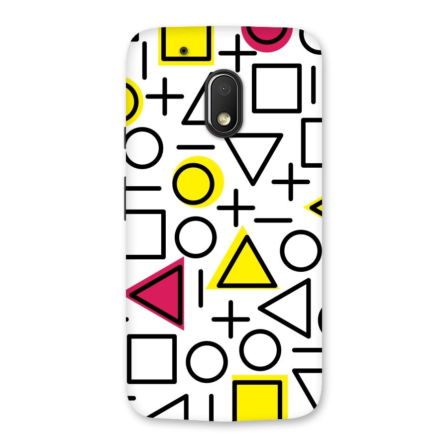 Geometry Pattern Back Case for Moto G4 Play