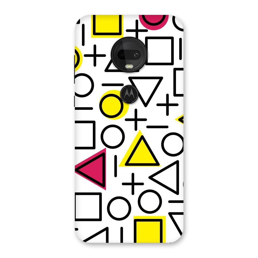 Geometry Pattern Back Case for Moto G7
