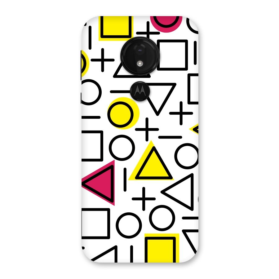 Geometry Pattern Back Case for Moto G7 Power