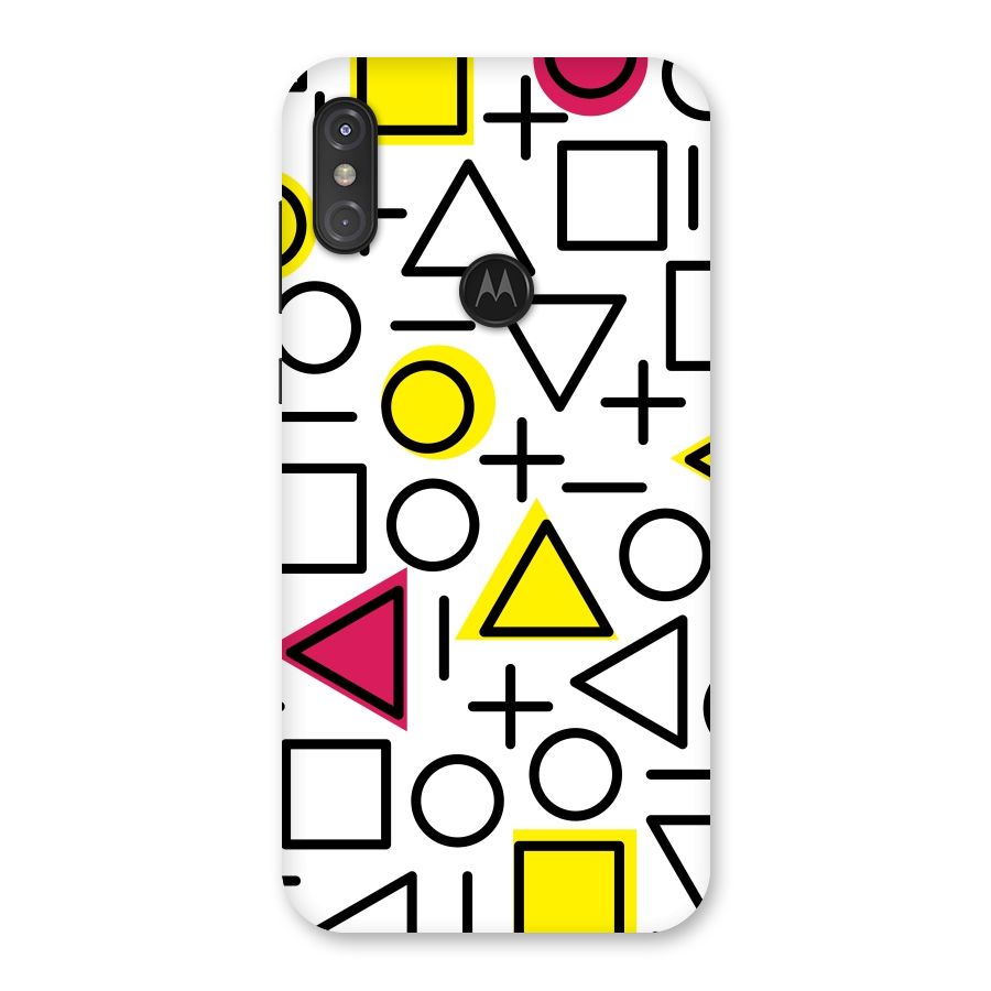 Geometry Pattern Back Case for Motorola One Power