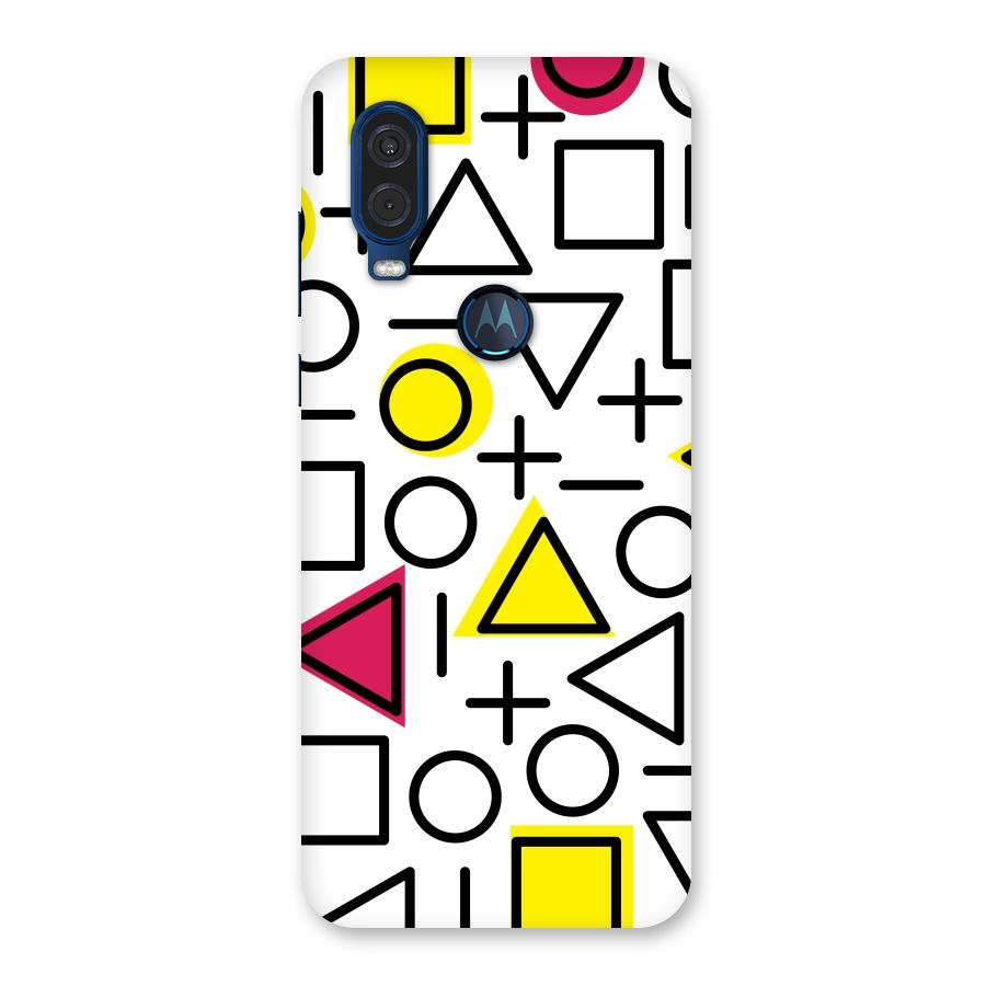 Geometry Pattern Back Case for Motorola One Vision
