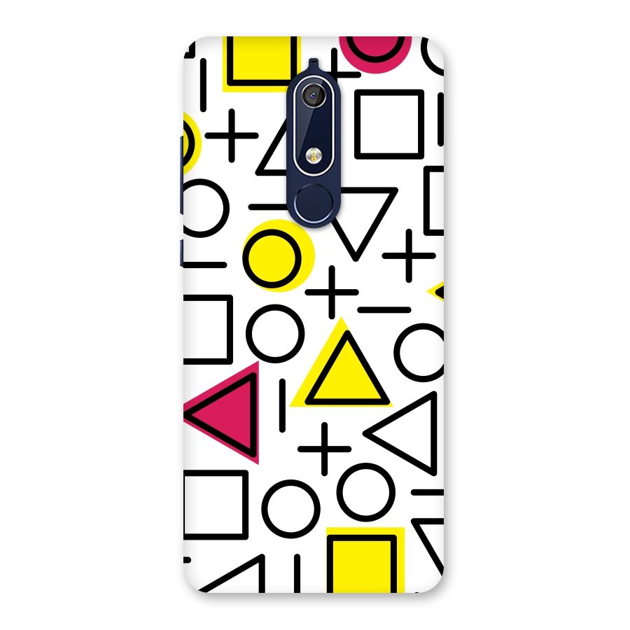 Geometry Pattern Back Case for Nokia 5.1