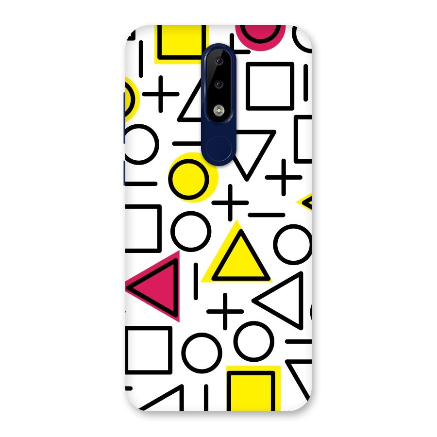 Geometry Pattern Back Case for Nokia 5.1 Plus