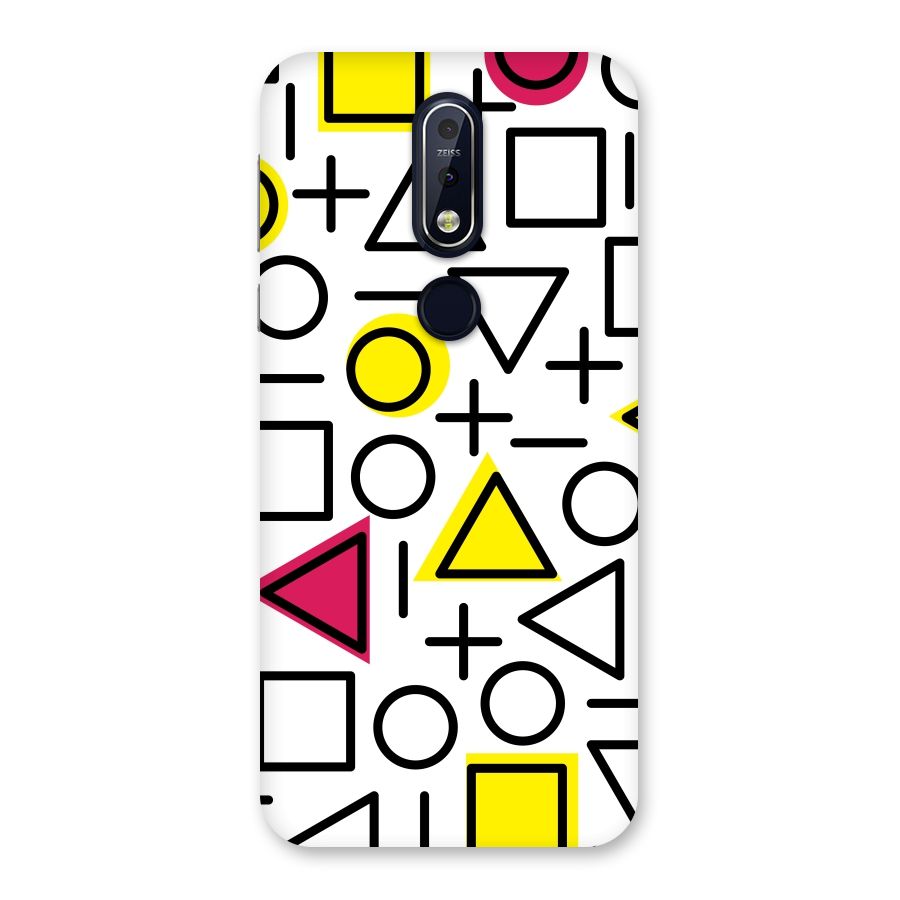 Geometry Pattern Back Case for Nokia 7.1