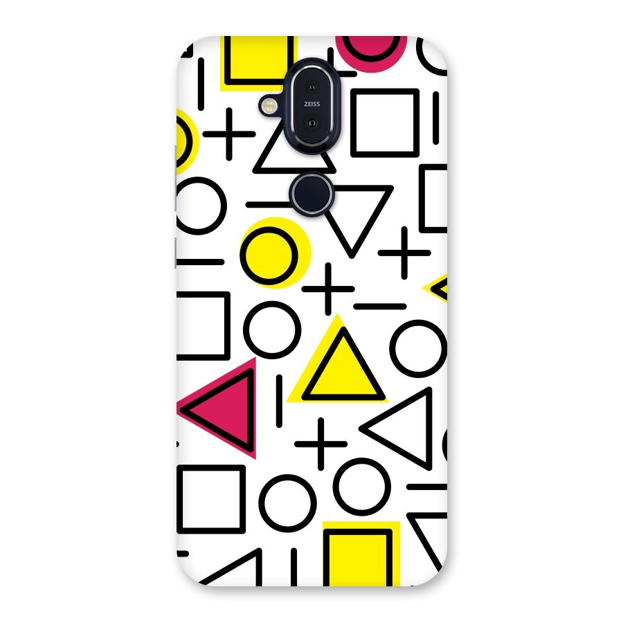 Geometry Pattern Back Case for Nokia 8.1