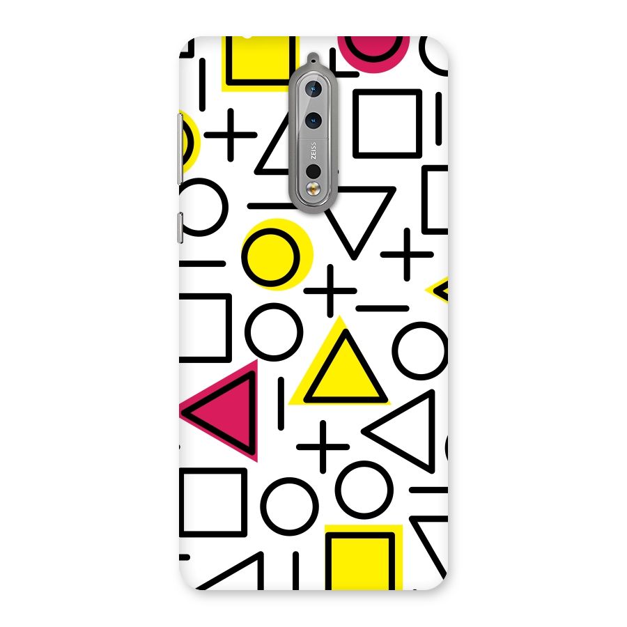 Geometry Pattern Back Case for Nokia 8