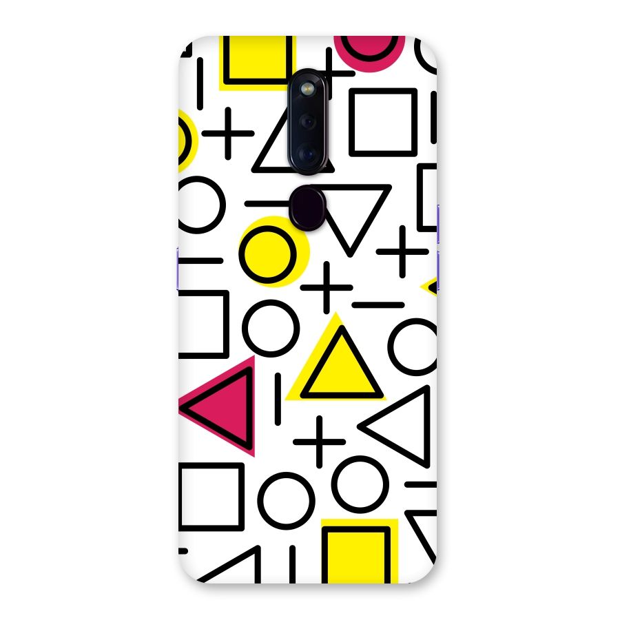 Geometry Pattern Back Case for Oppo F11 Pro