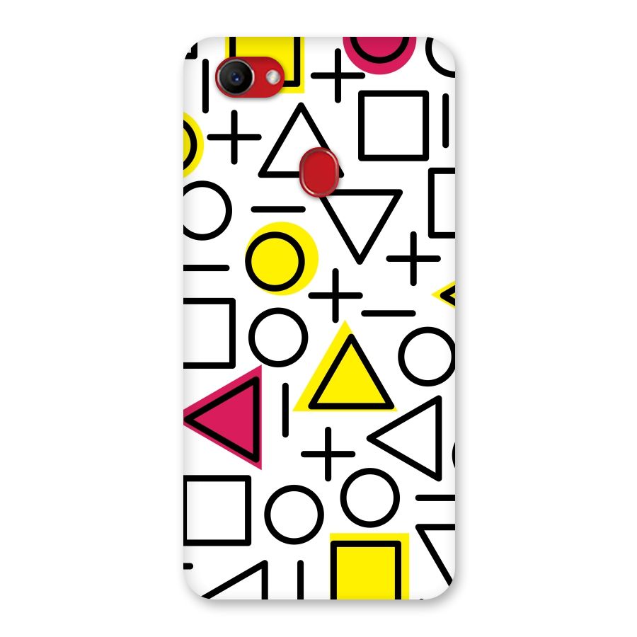 Geometry Pattern Back Case for Oppo F7