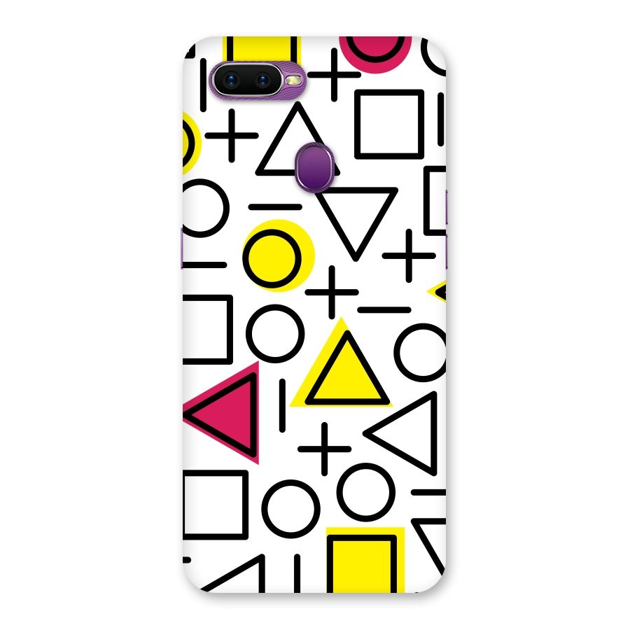 Geometry Pattern Back Case for Oppo F9