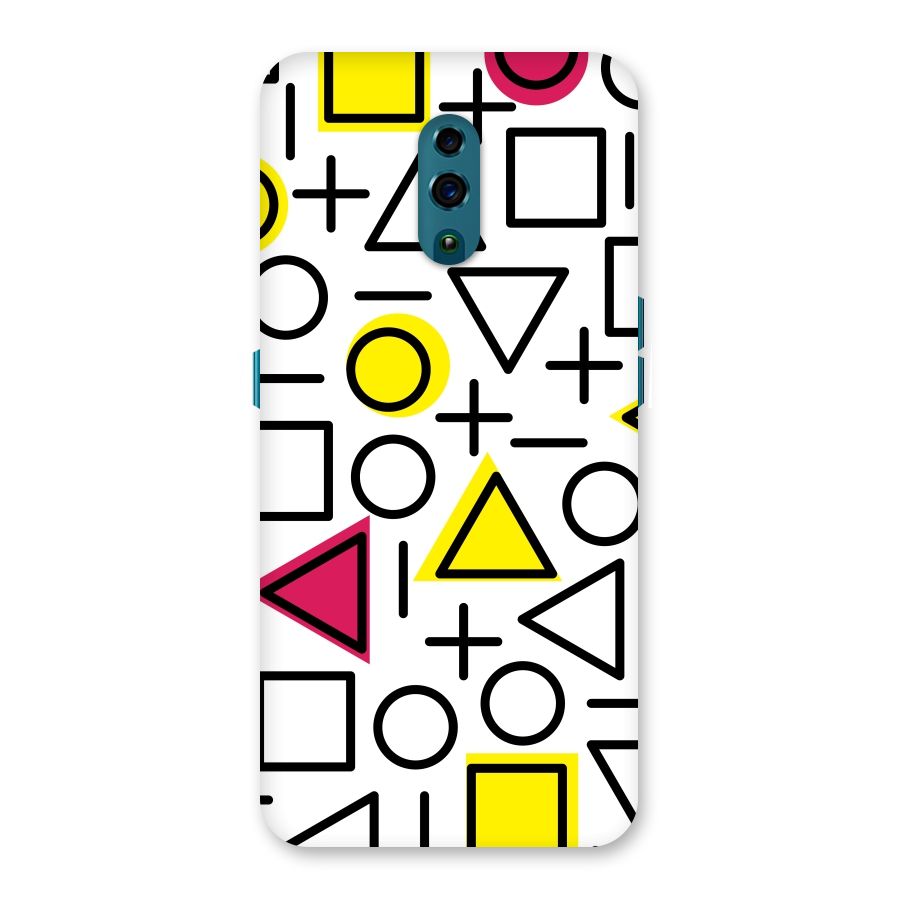 Geometry Pattern Back Case for Oppo Reno