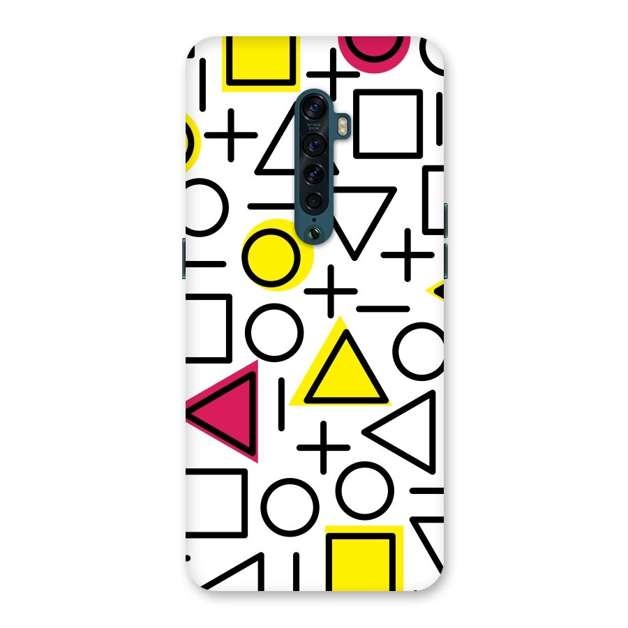 Geometry Pattern Back Case for Oppo Reno2