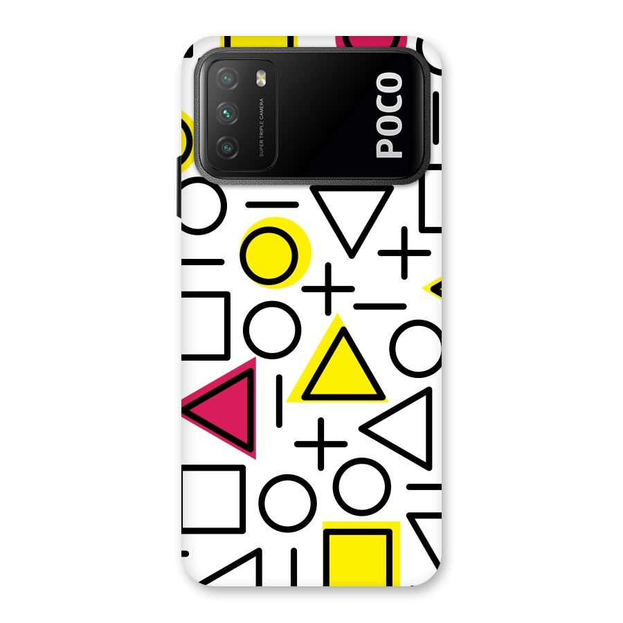 Geometry Pattern Back Case for Poco M3