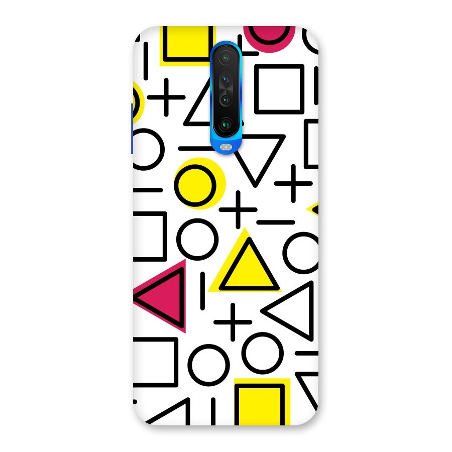 Geometry Pattern Back Case for Poco X2