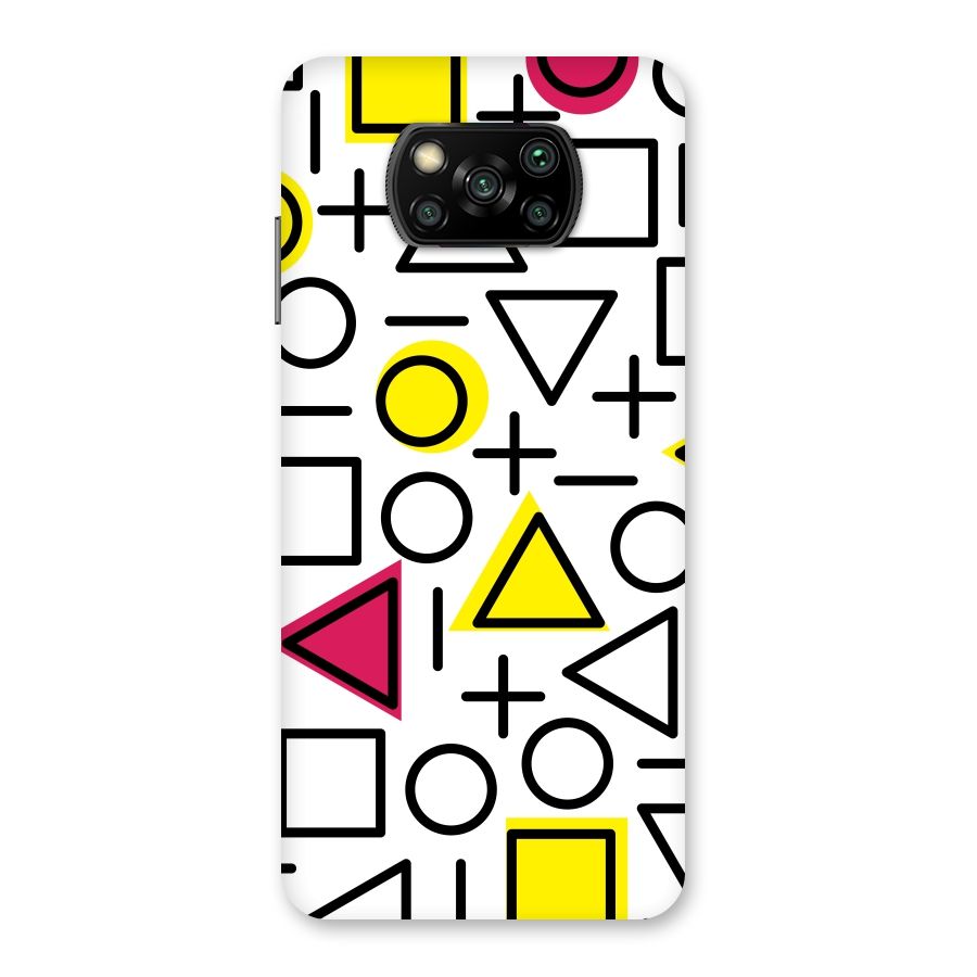 Geometry Pattern Back Case for Poco X3