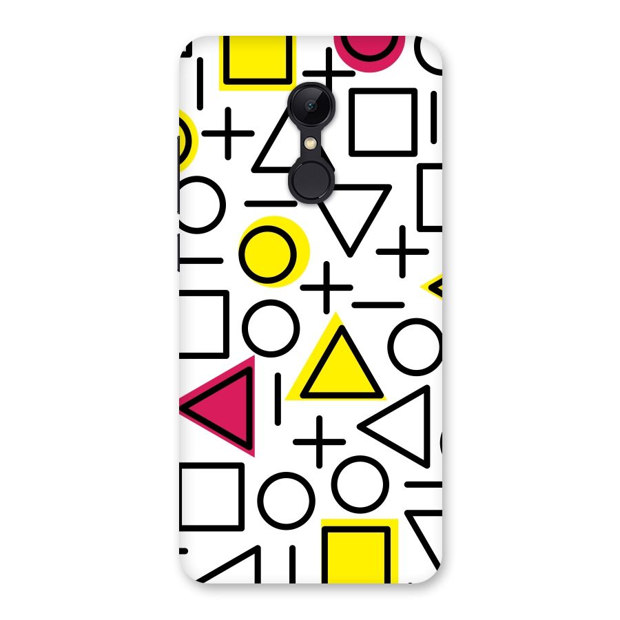 Geometry Pattern Back Case for Redmi 5
