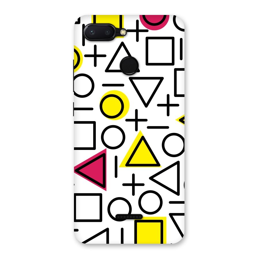Geometry Pattern Back Case for Redmi 6