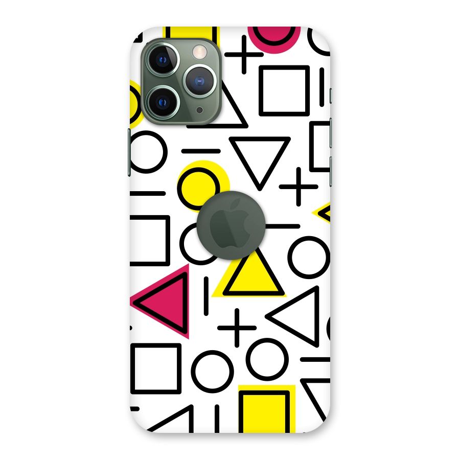 Geometry Pattern Back Case for iPhone 11 Pro Logo  Cut