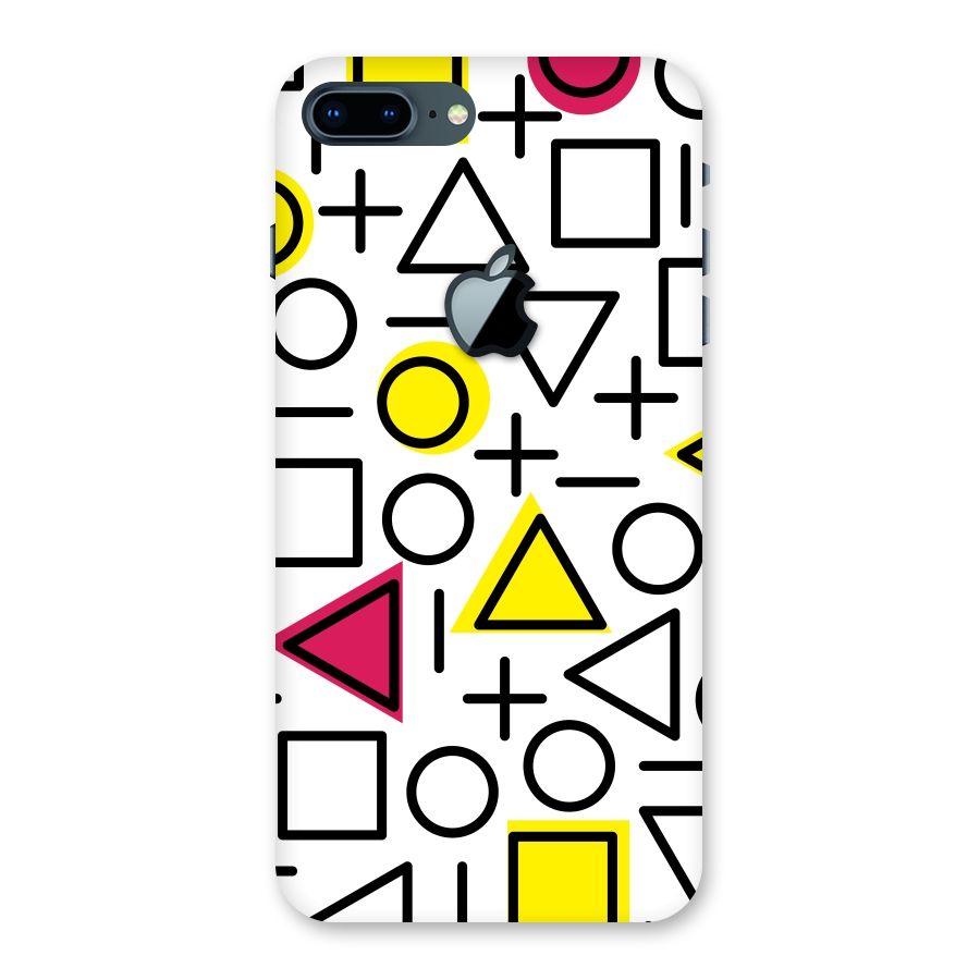 Geometry Pattern Back Case for iPhone 7 Plus Apple Cut