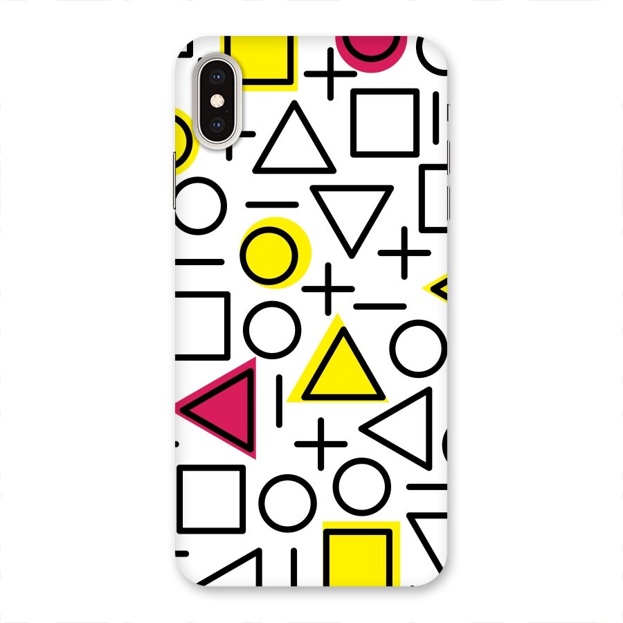 Geometry Pattern Back Case for iPhone XS Max