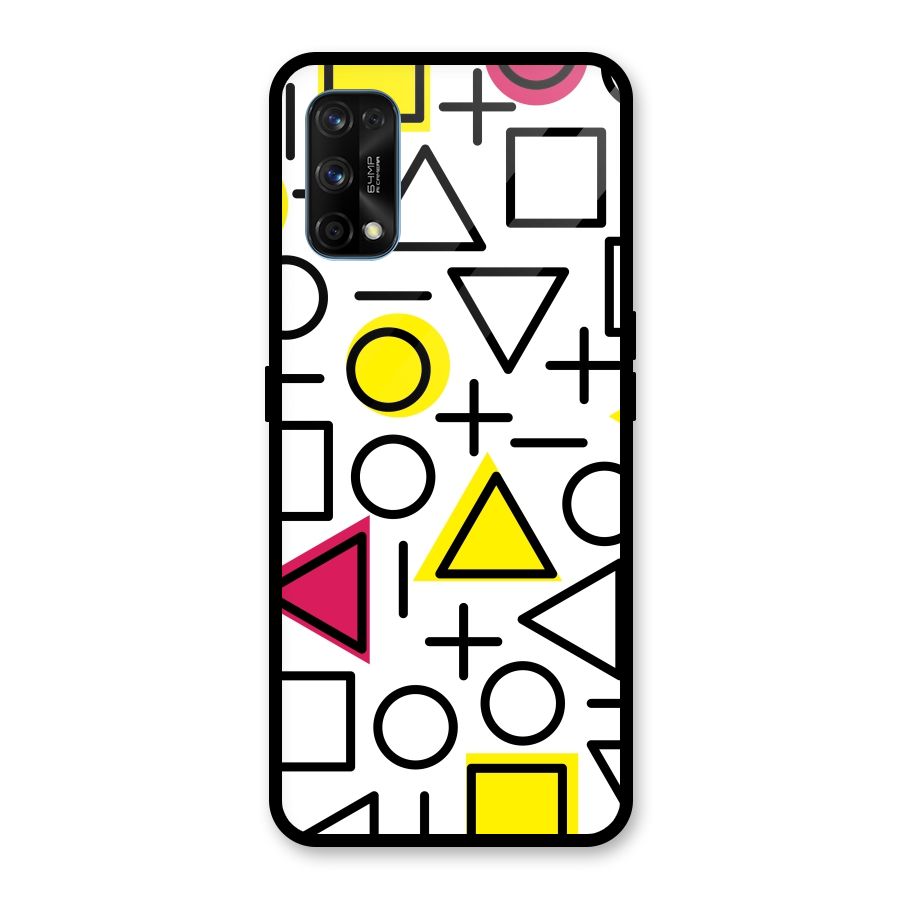 Geometry Pattern Glass Back Case for Realme 7 Pro