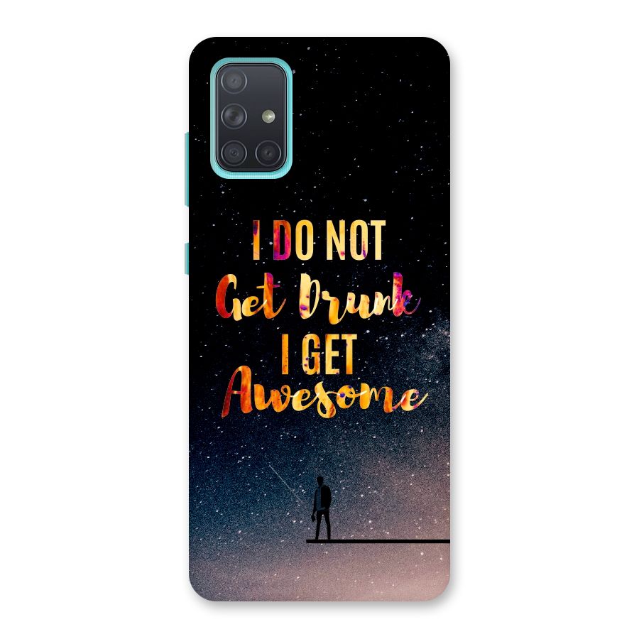 Get Awesome Back Case for Galaxy A71