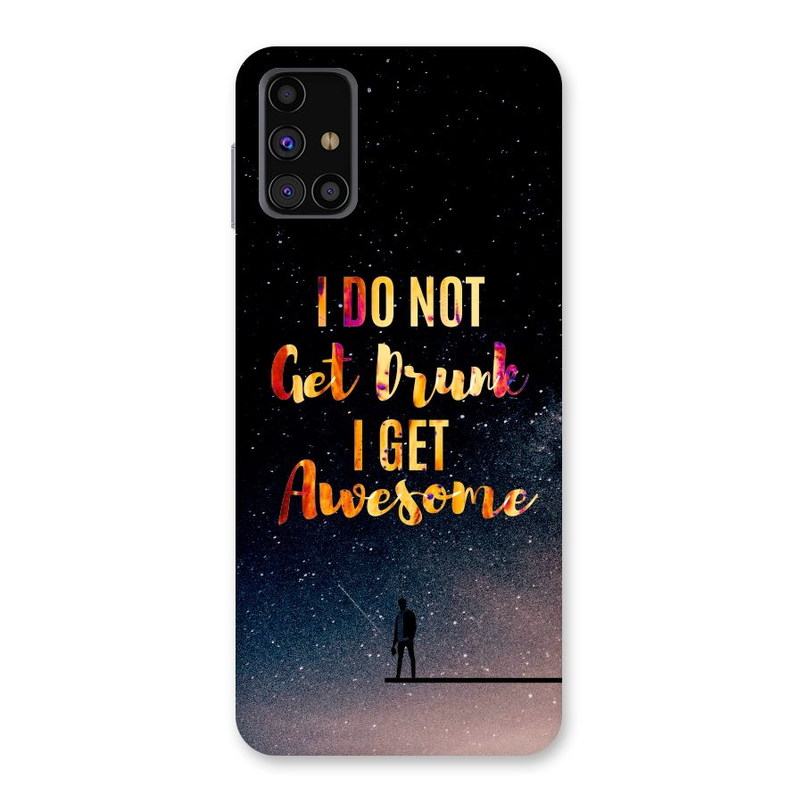 Get Awesome Back Case for Galaxy M31s